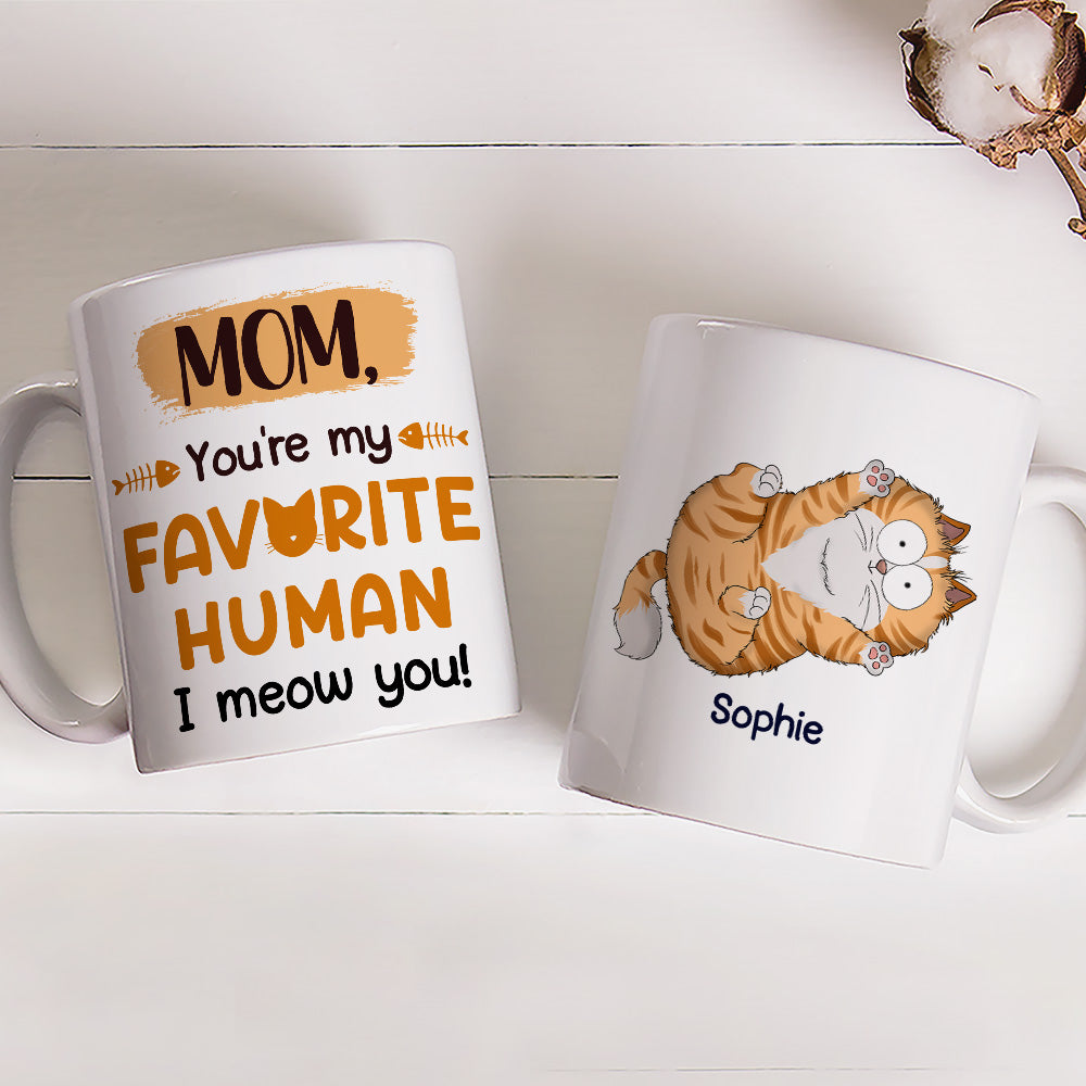 We Meow You - Exclusively Personalized Custom Coffee Mug for Pet Lovers