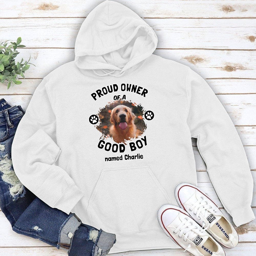 Personalized Pet Owner Photo Custom Hoodie - Ideal Gift for Pet Lovers
