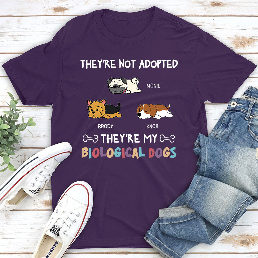 Personalized Custom Unisex My Biological Dog T-shirt - Ideal Gift for Pet Lovers