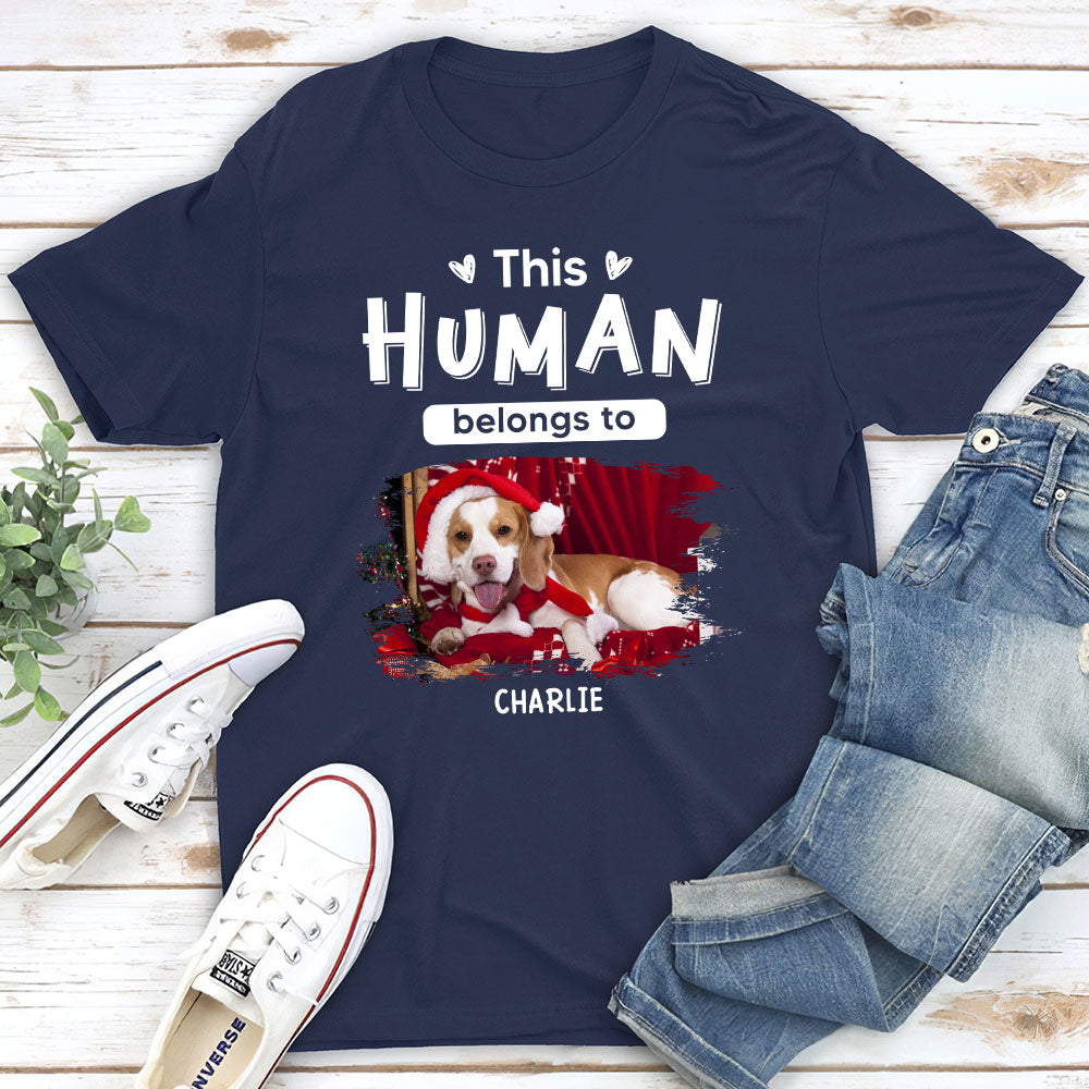 Personalized Unisex Christmas T-shirt for Pet Lovers