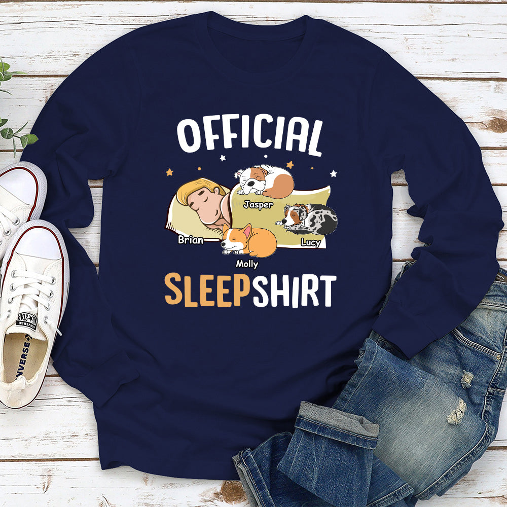 Adorable Personalized Custom Long Sleeve Sleepshirt for Pet Lovers