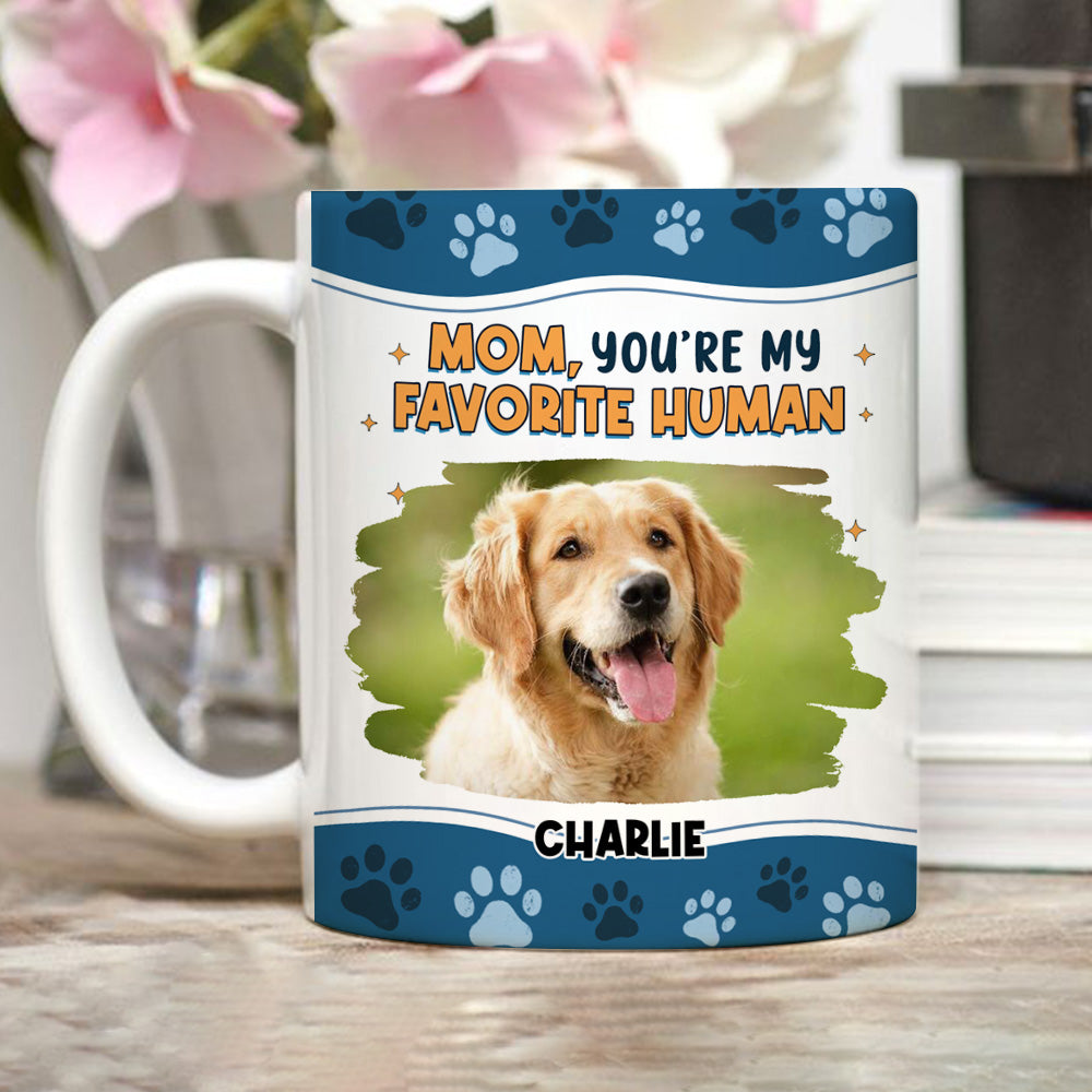Personalized 'I Love You The Most' Photo Custom Coffee Mug