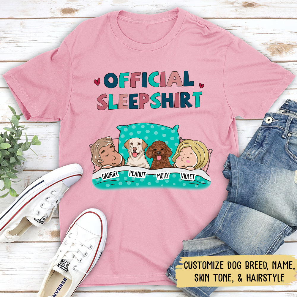 Personalized Custom Unisex Pet Sleepshirt for Couples - Ideal Gift for Pet Lovers
