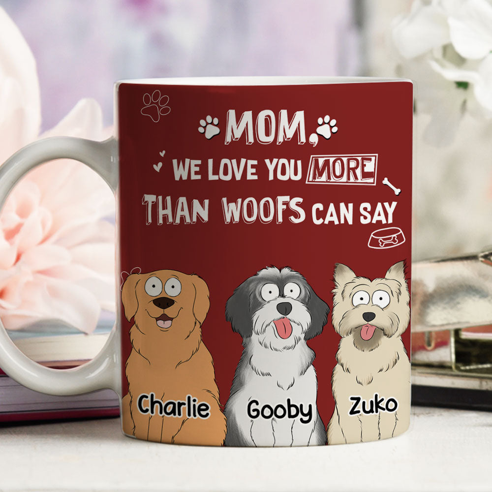 Personalized Custom Coffee Mug - Beyond What Woofs Can Say