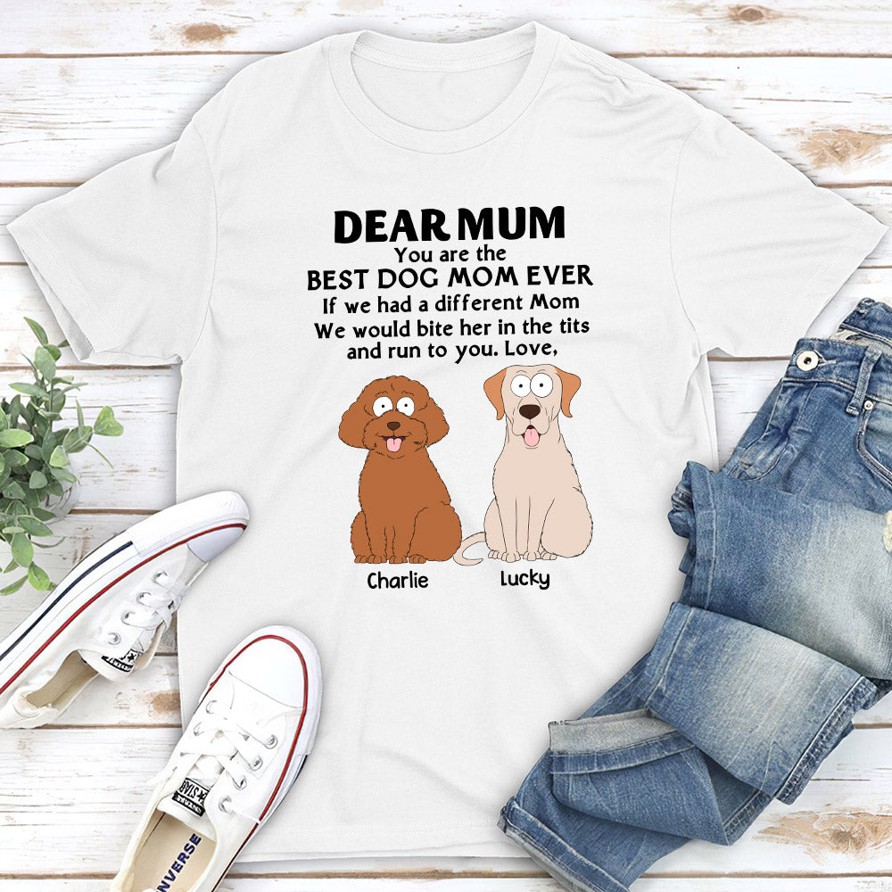 Bite And Run - Customizable Unisex Personalized T-shirt for Pet Lovers
