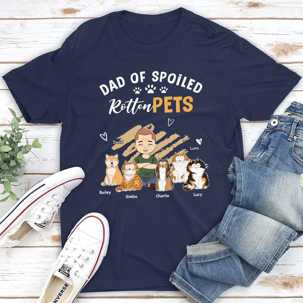 Spoiled Pets Customizable Unisex Funny T - shirt for Pet Lovers