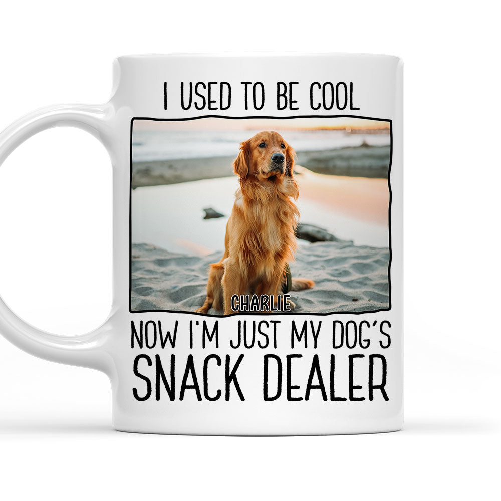 Personalized Custom Coffee Mug with Pet Snack Dealer Photo - Ideal Gift for Pet Lovers
