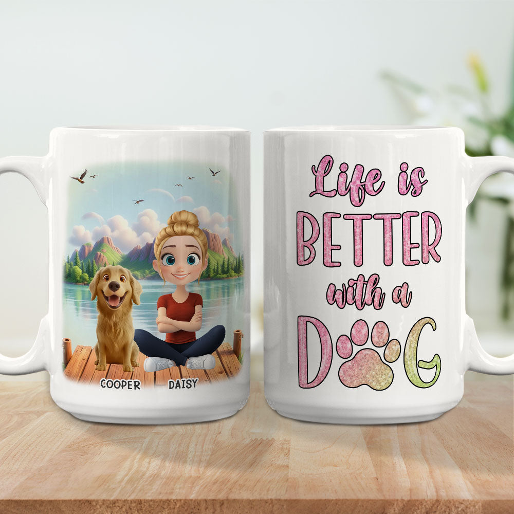 My Happy Place - Customizable Personalized Coffee Mug