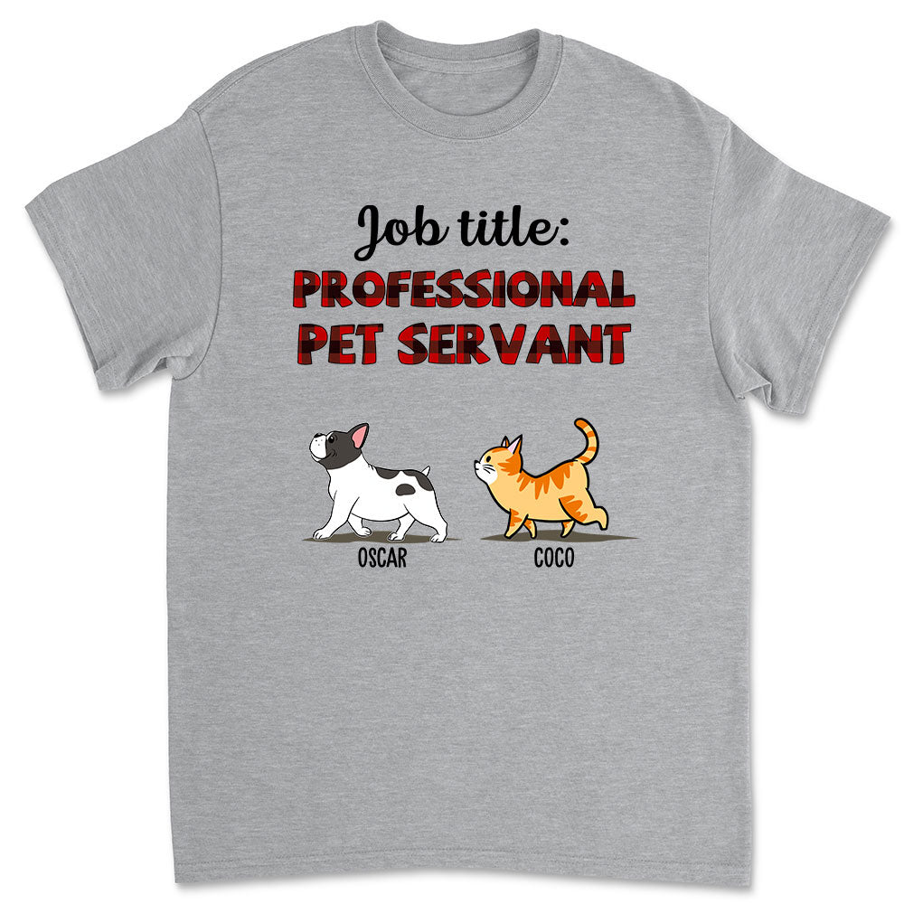 Customizable Professional Pet Servant Unisex T - shirt: Ideal Gift for Pet Lovers