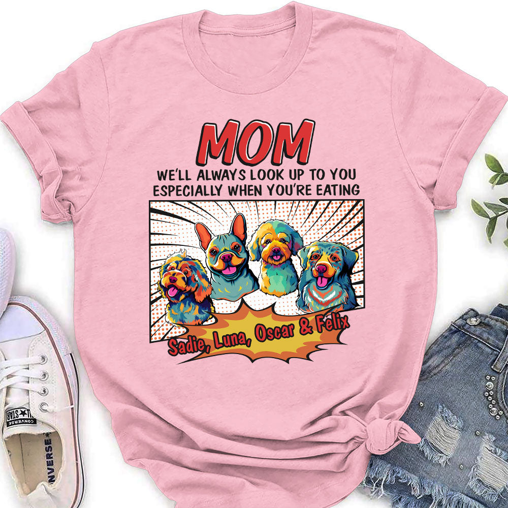 Personalized Pop Art Pet - Themed Women's T - shirt: Ideal Gift for Pet Lovers