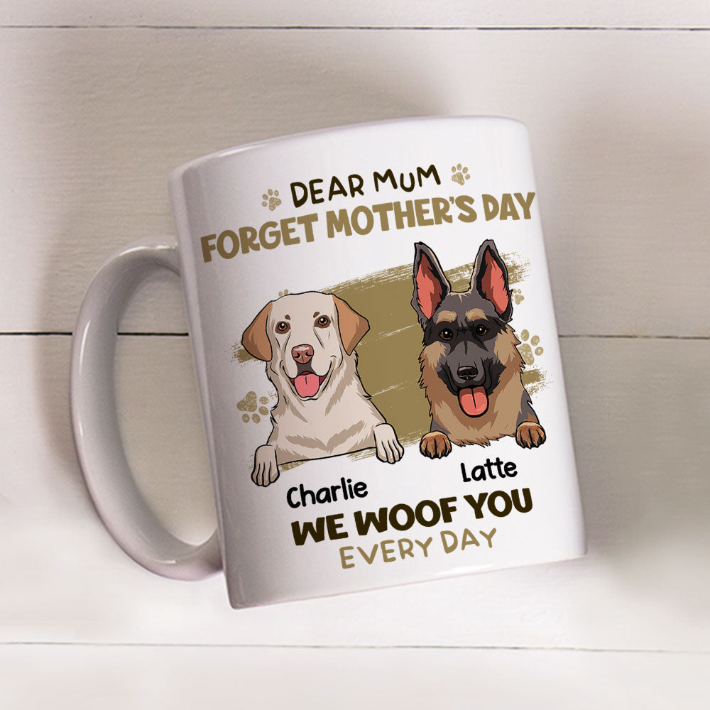 Personalized Custom Dog - Themed Coffee Mug for Everyday Use, Ideal for Dog Lovers