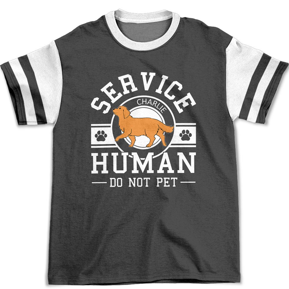 Service Human Logo Personalized All-over Print Comfort T-shirt
