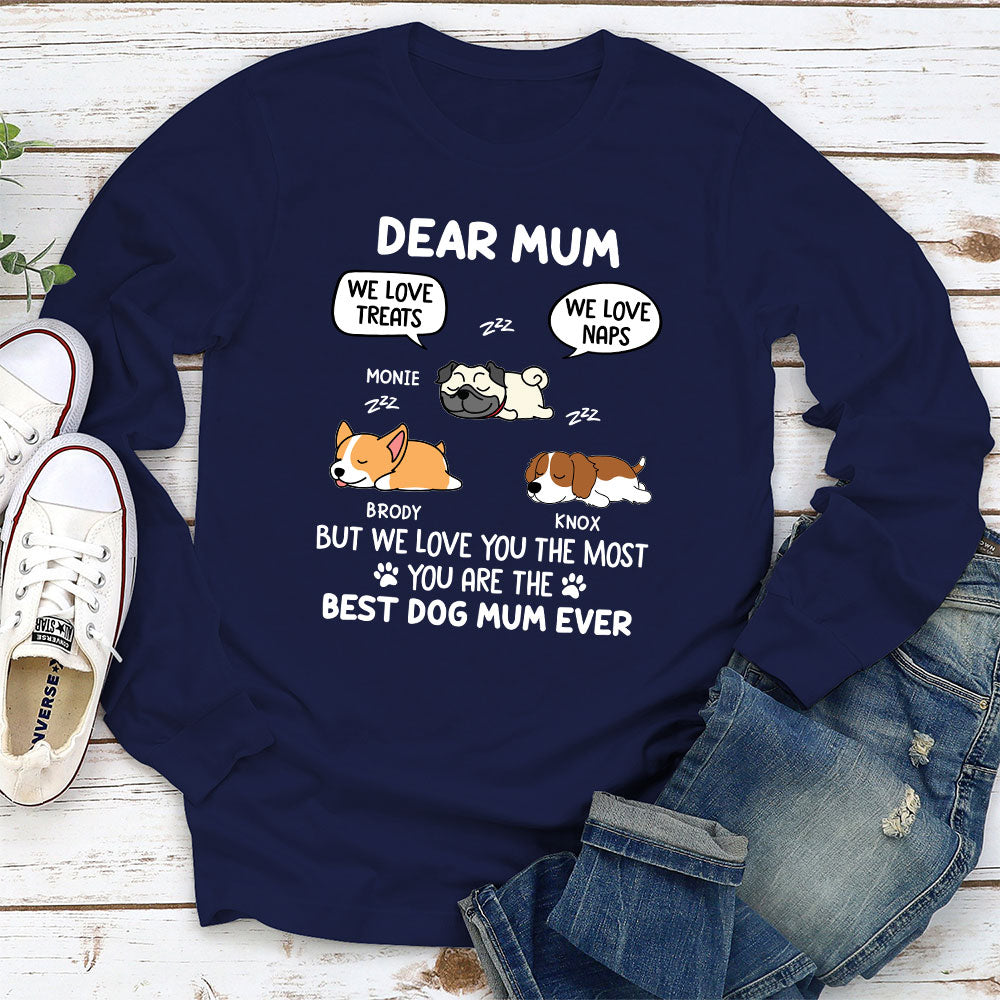 You're the Best to Me - Customizable Personalized Long Sleeve T - shirt for Pet Lovers
