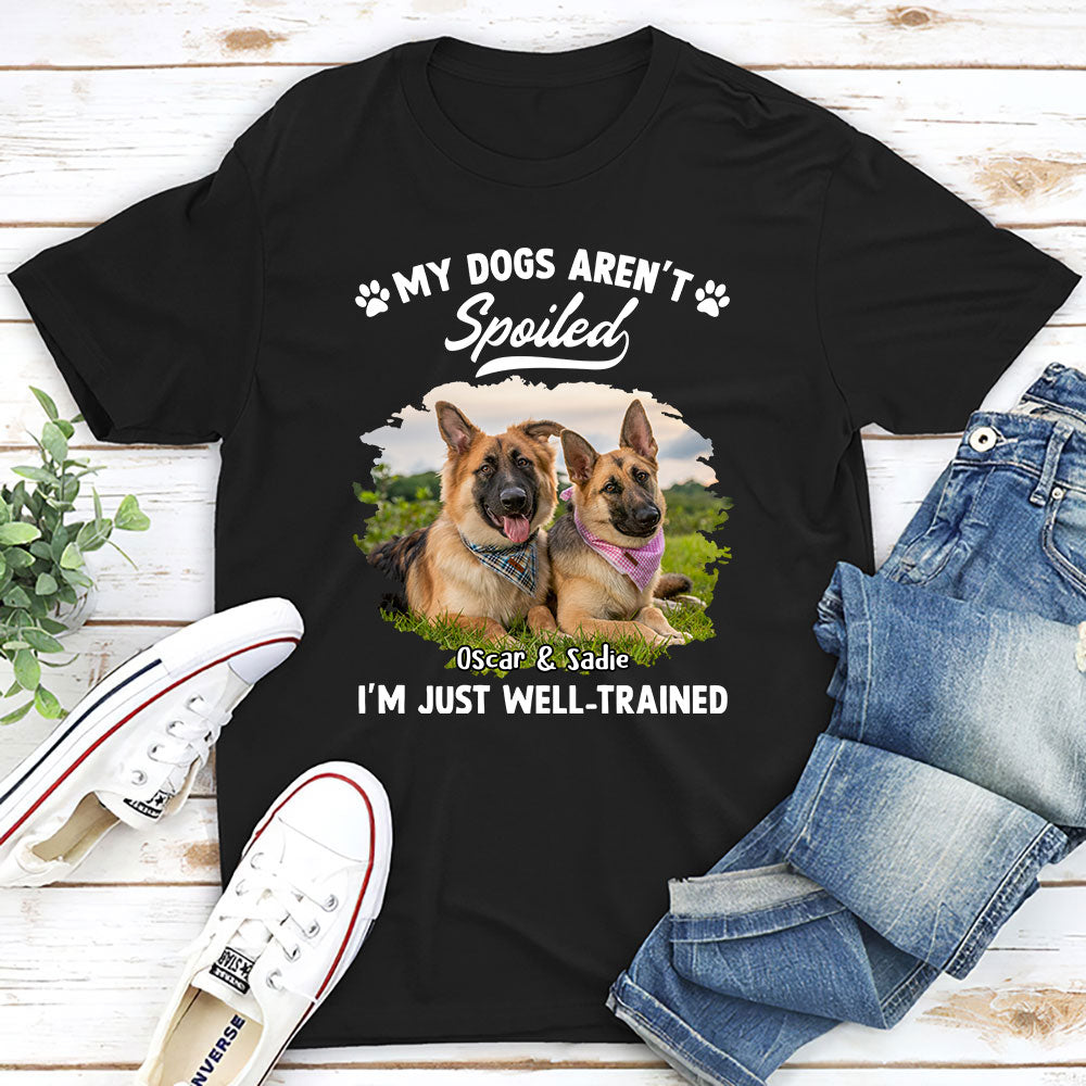 Spoiled Dog Personalized Unisex Custom T-shirt - Ideal Gift for Pet Lovers