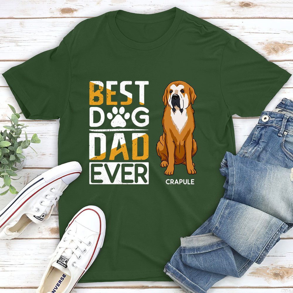 The Ultimate Personalized Custom Unisex T-shirt for Dog Dads