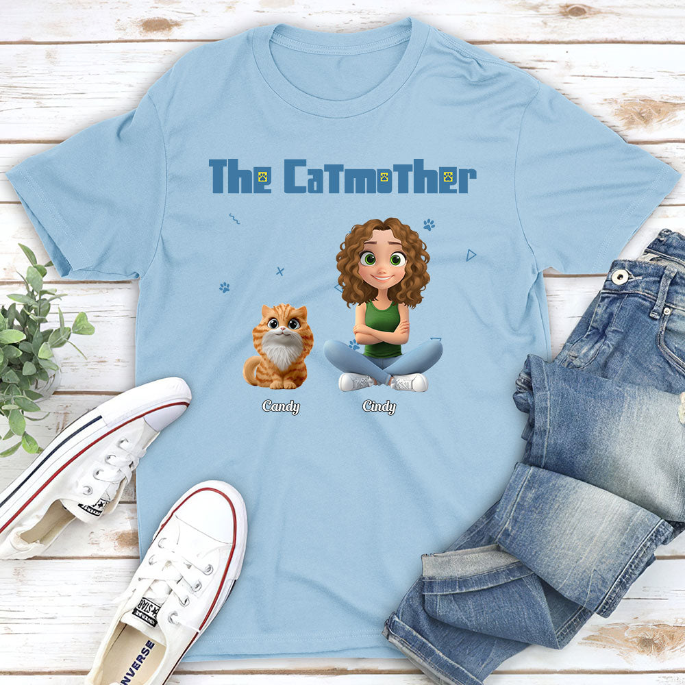 Personalized Unisex 'I Am The Catmother' T-Shirt - Ideal Gift for Pet Lovers