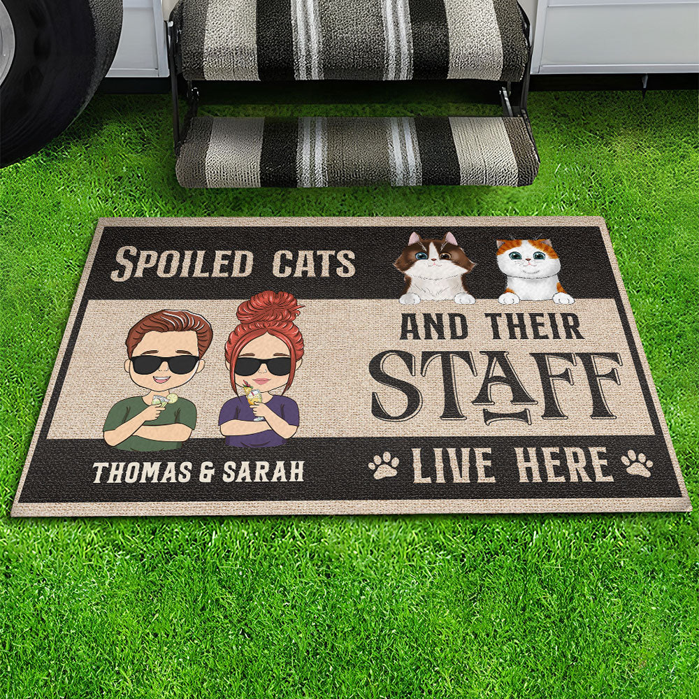 Personalized Cat Picture Doormat - Ideal Gift for Cat Lovers