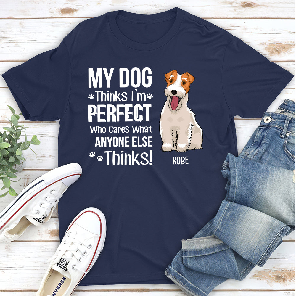 Unique Personalized Unisex T-shirt: Who Cares What Others Think - Ideal for Pet Lovers