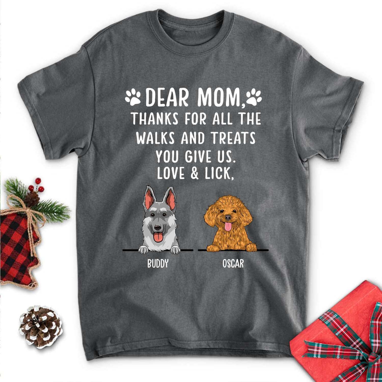 Personalized Unisex 'Thanks For All The Treats' T-shirt - Ideal Gift for Pet Lovers