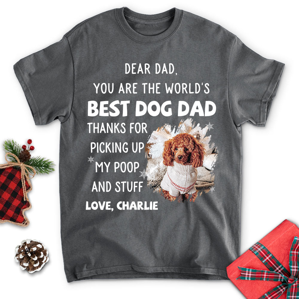 Personalized Thank You Dad/Mom Unisex T-shirt - Ideal Gift for Pet Lovers