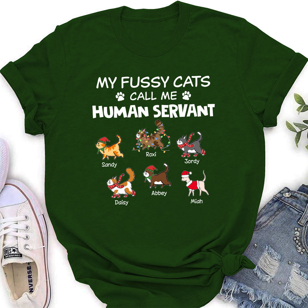 My Fussy Cat - Customizable Personalized Women's T - shirt for Pet Lovers