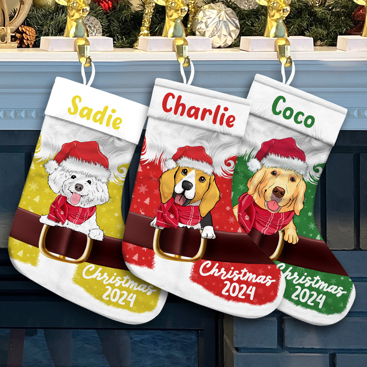 2024 Merry Woofmas - Customizable Personalized Christmas Stocking