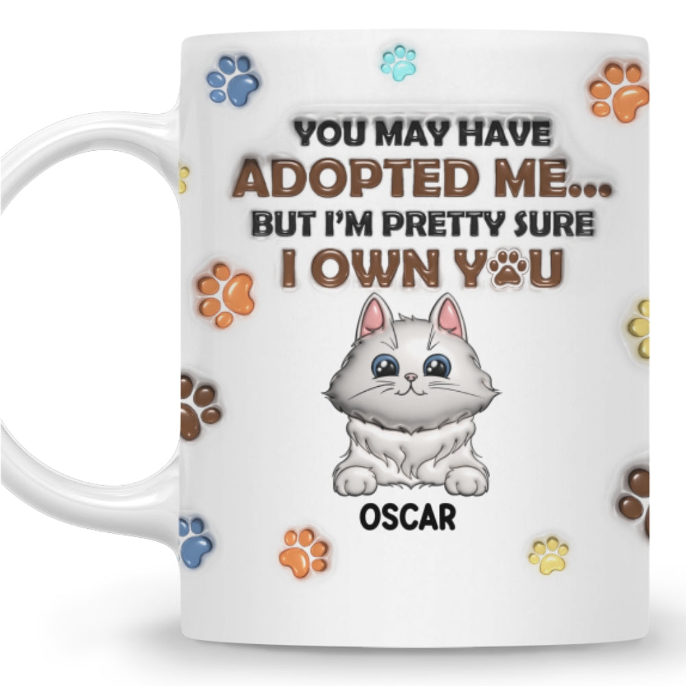 Personalized Custom 3D Inflated Effect Mug for Cat Lovers