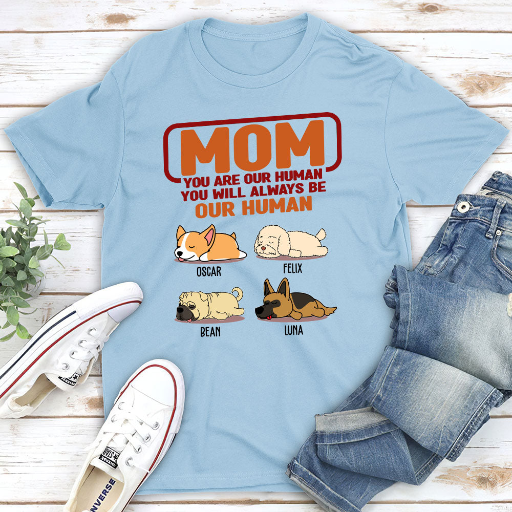 Always Human - Customizable Unisex Personalized Pet Lover T-shirt