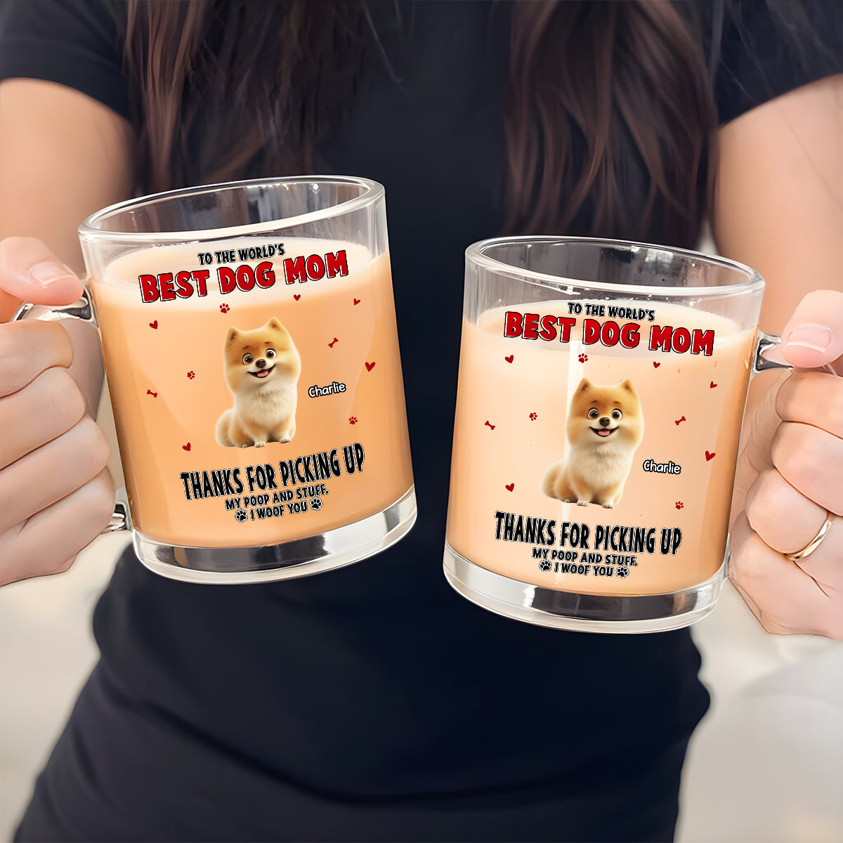 Customizable Personalized Glass Mug - Ideal for Unique Gifts