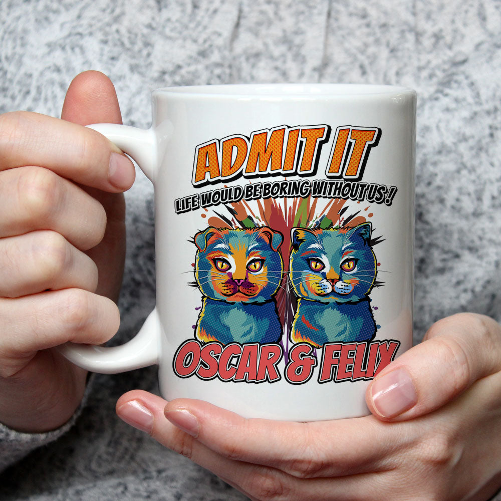 Must Be Boring - Customizable Personalized Coffee Mug for Pet Lovers