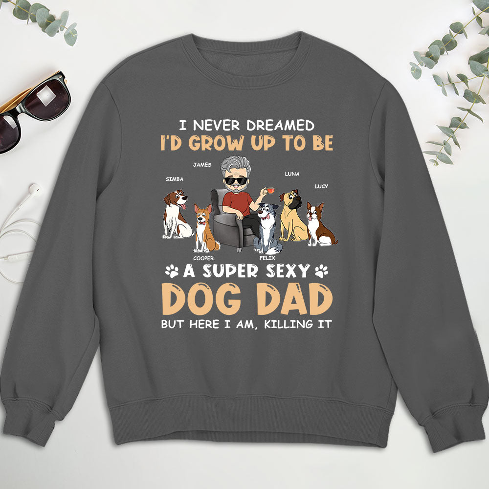 Customizable Sexy Dog Parents Sweatshirt - Ideal Gift for Pet Lovers