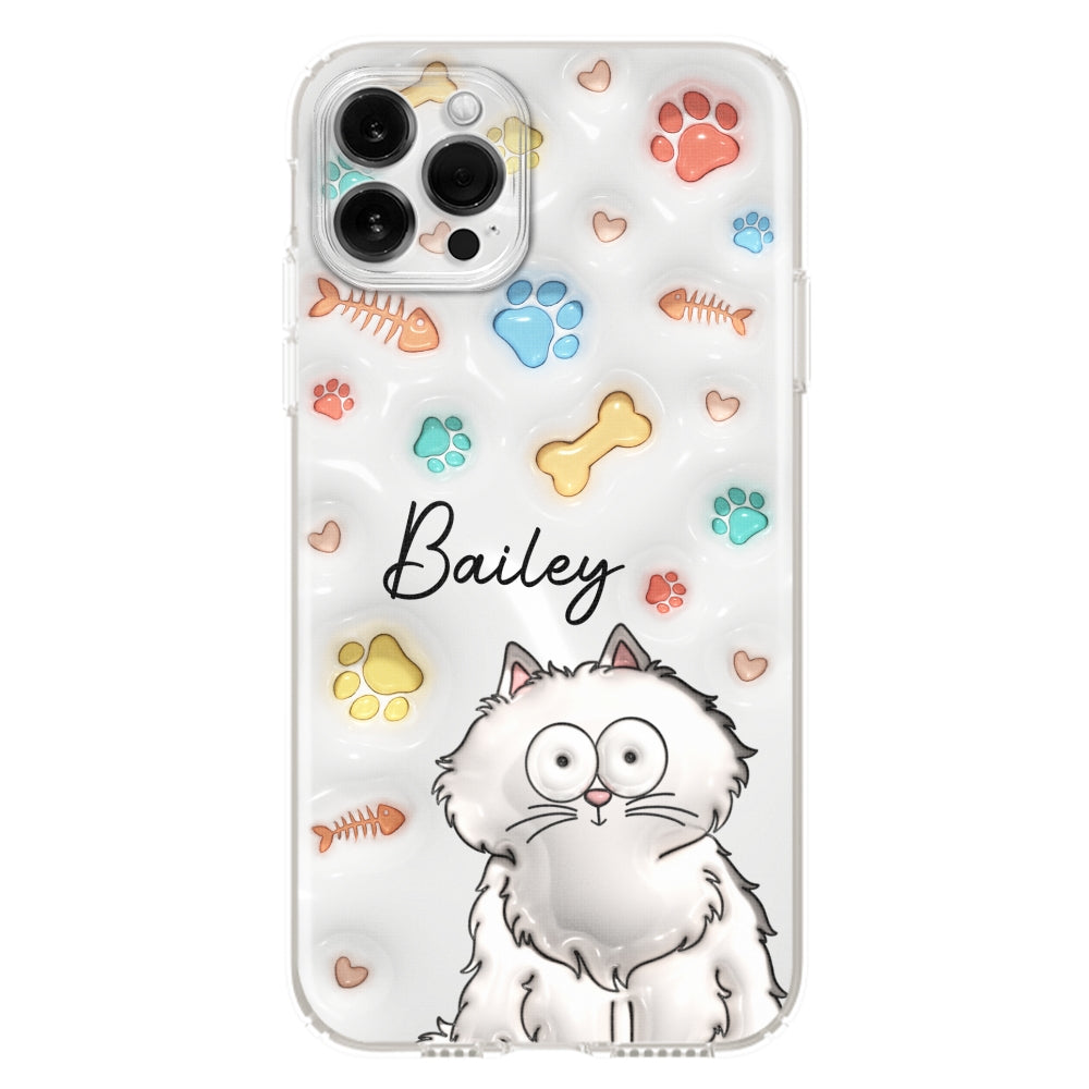 Personalized 3D Inflated Effect Custom Phone Case for Your Fur Babies and Loved Ones