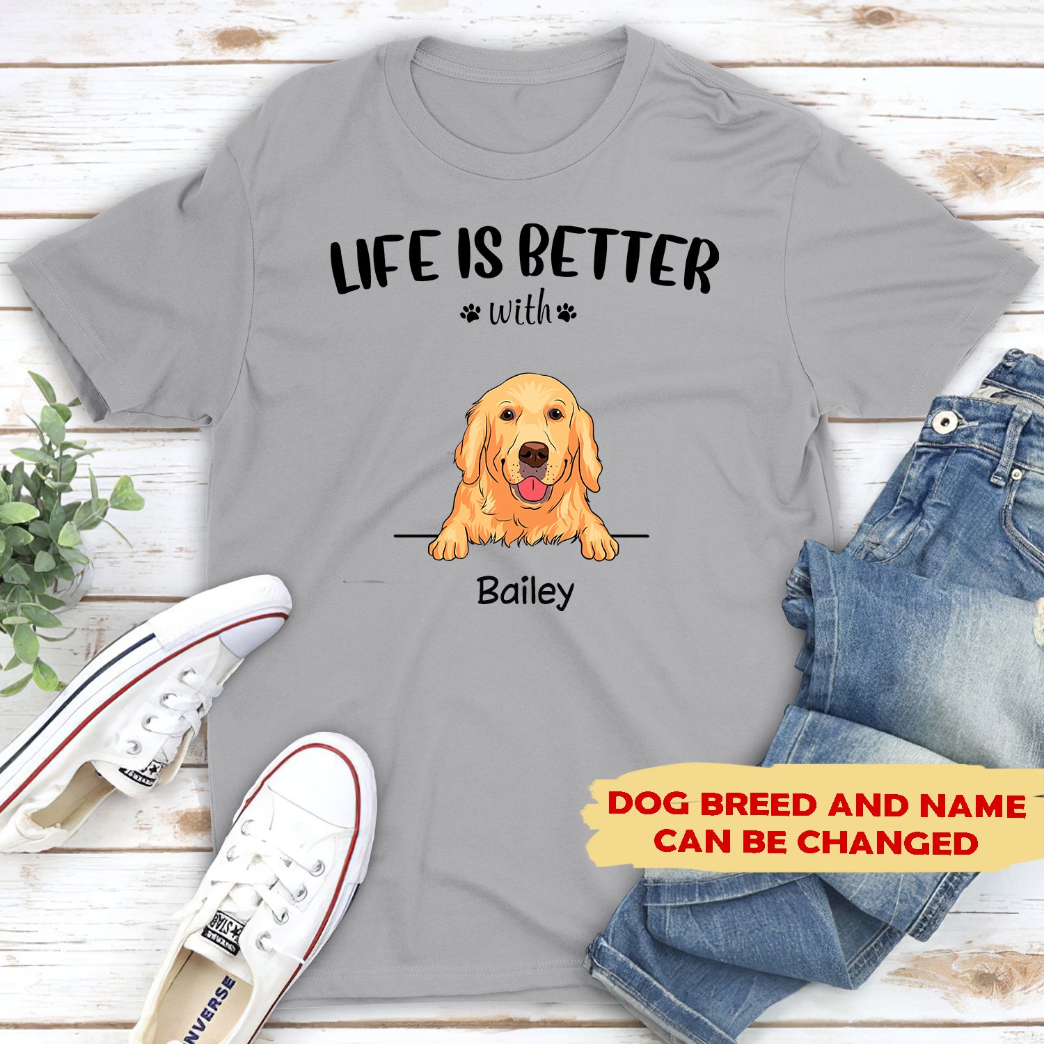 Best Life Personalized Unisex Classic Pet Lover T-shirt