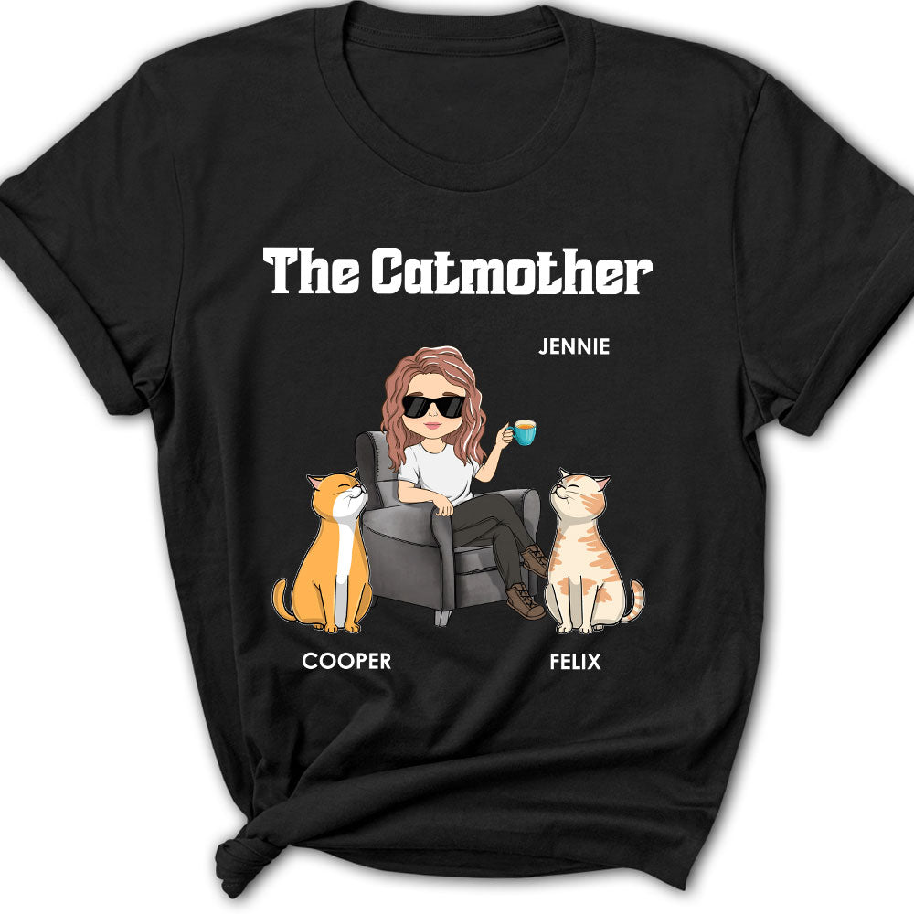 Customizable Mother Of Cats Women's T-shirt - Ideal Gift for Pet Lovers