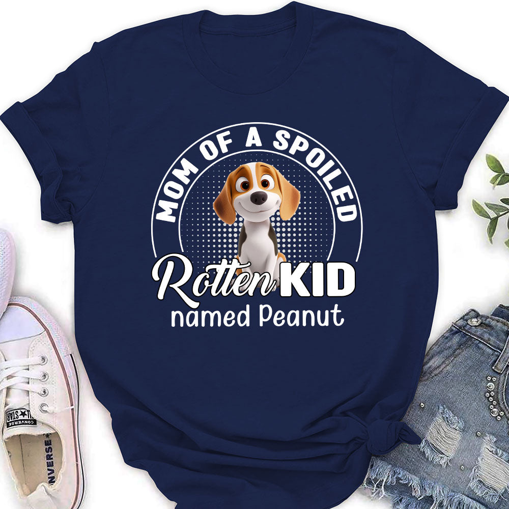 Spoiled Rotten Pet Chibi Cartoon - Customizable Women's Personalized T-shirt
