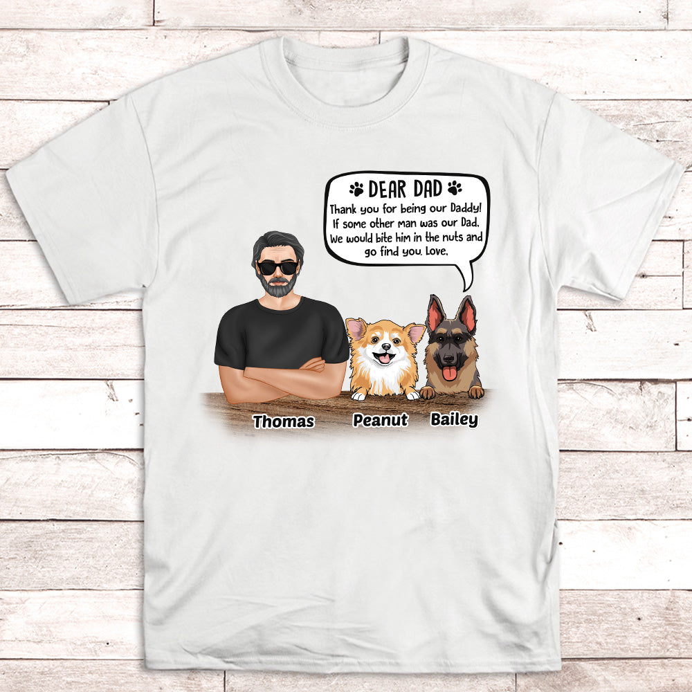 Dear Dad - Personalized Custom Unisex Pet Lover T-shirt