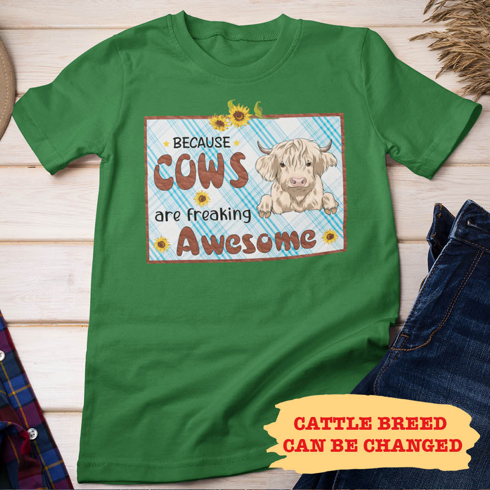 Awesome Personalized Unisex T-shirt for Cow - Loving Pet Lovers