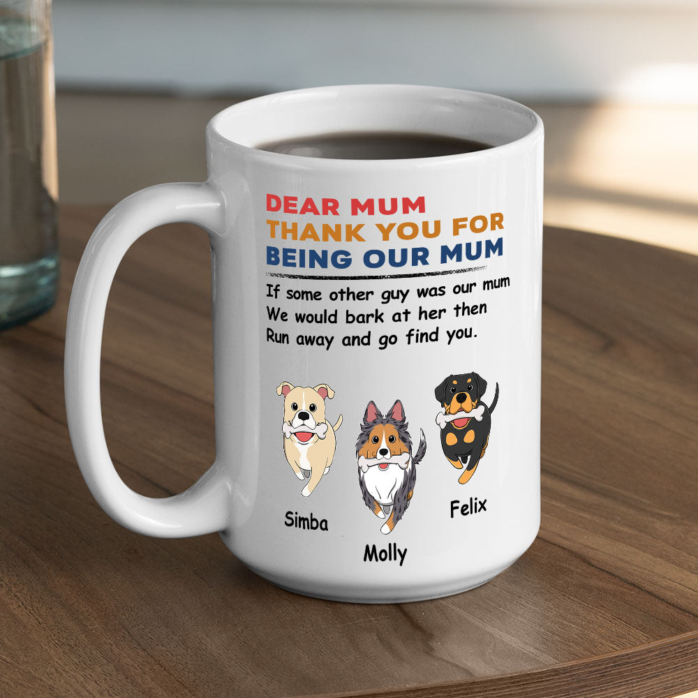 Personalized 'Thank You For Being My Dad' Custom Coffee Mug - Ideal Gift