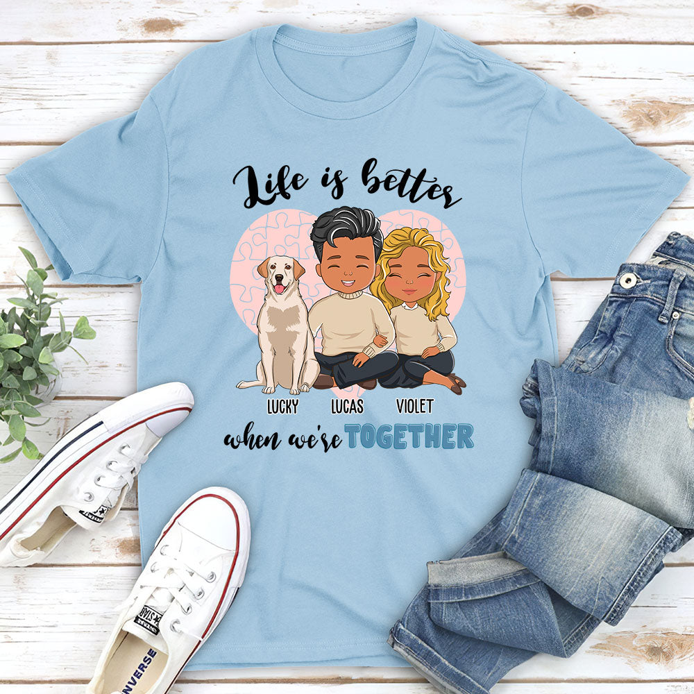 Better Together - Customizable Unisex Personalized Pet Lover T-shirt