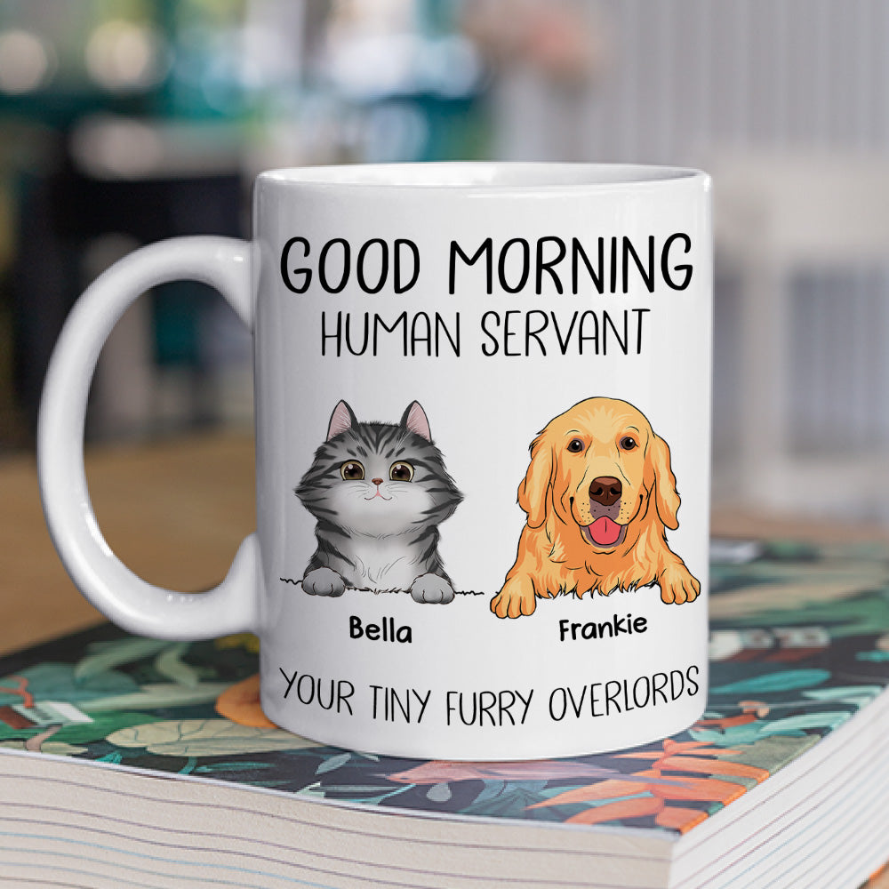 Good Morning Personalized Pet - Themed Custom Coffee Mug for a Vigorous Start