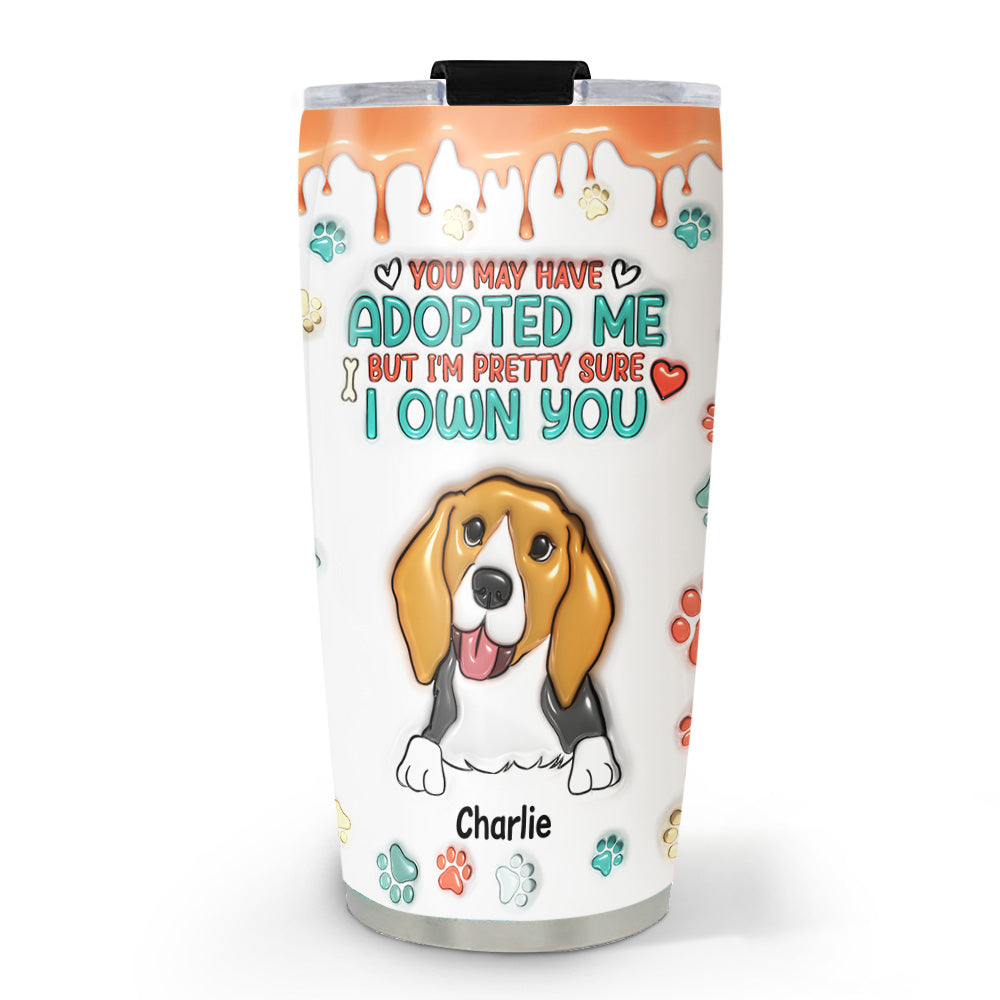 Personalized 3D Inflated Effect Custom Tumbler - Express Your Style