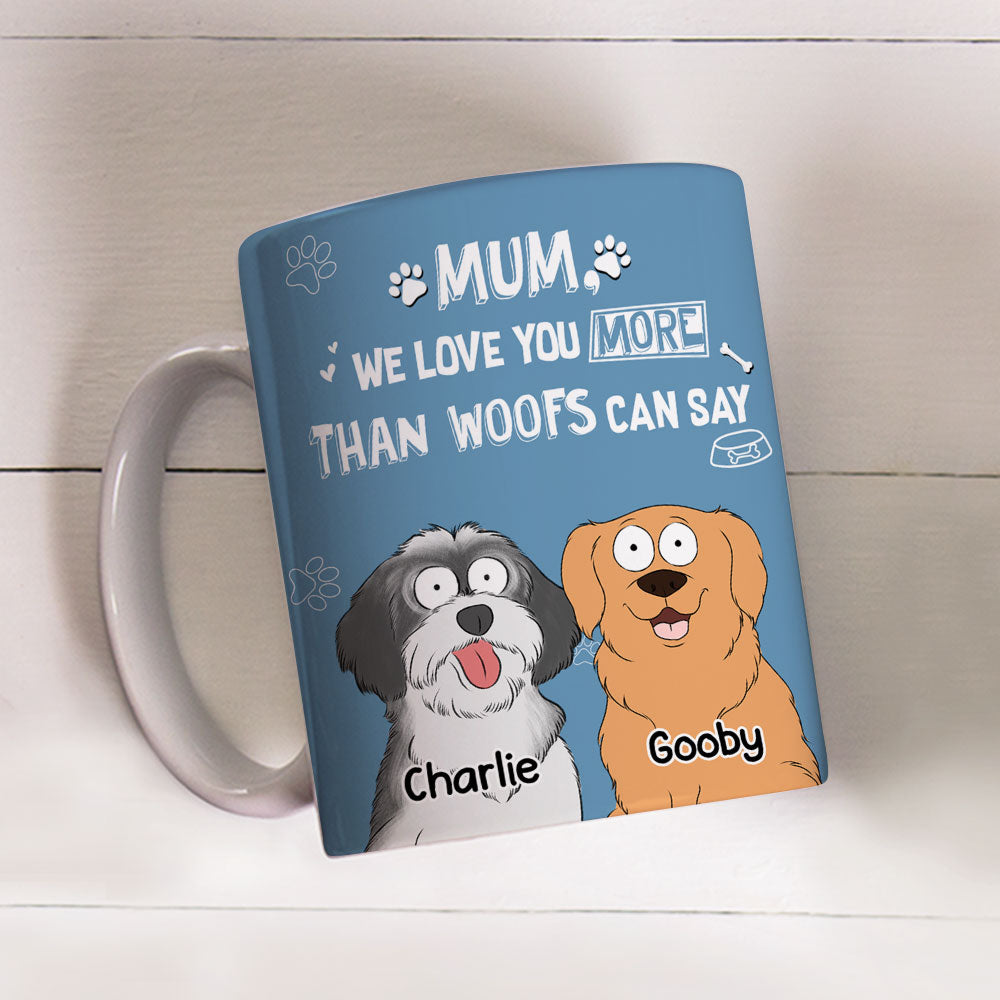 Personalized Custom Coffee Mug - Beyond What Woofs Can Say