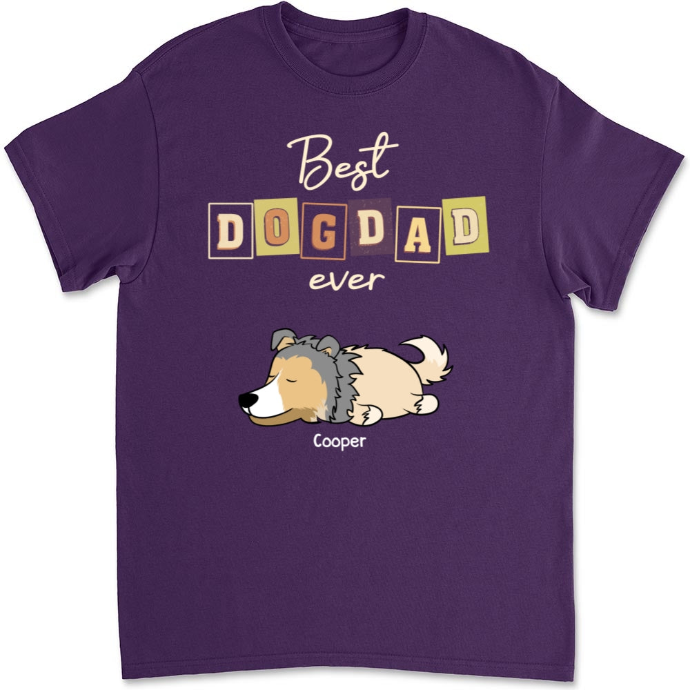 Personalized Custom Unisex My Dog Mom Dad T-shirt - Ideal Gift for Pet Lovers