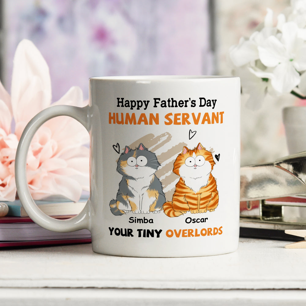 Personalized 'To My Human Servant' Coffee Mug for Pet Lovers