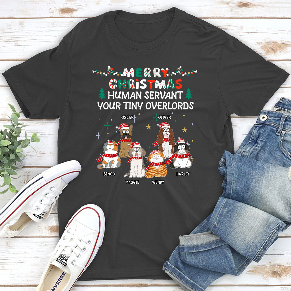 Meowy Christmas - Customizable Unisex Personalized T - shirt for Pet Lovers