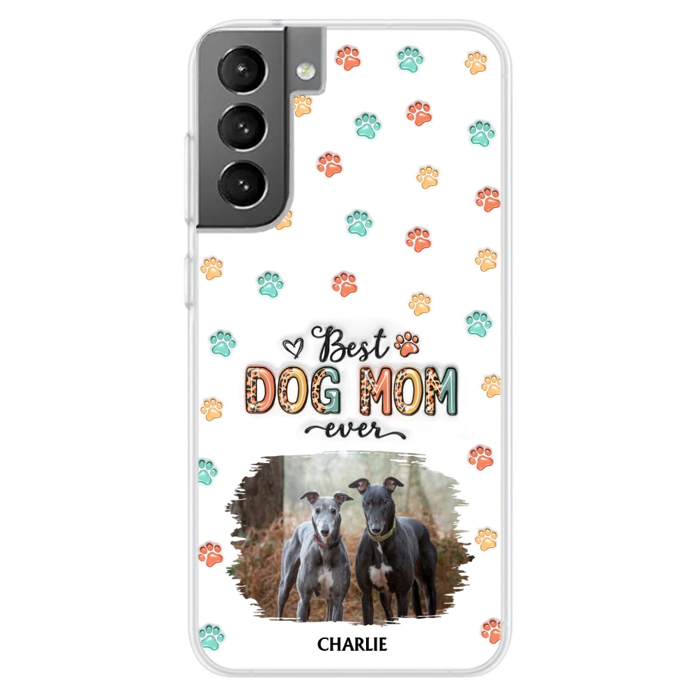 Best Dog Mom Forever - Personalized 3D Inflated Effect Custom Phone Case