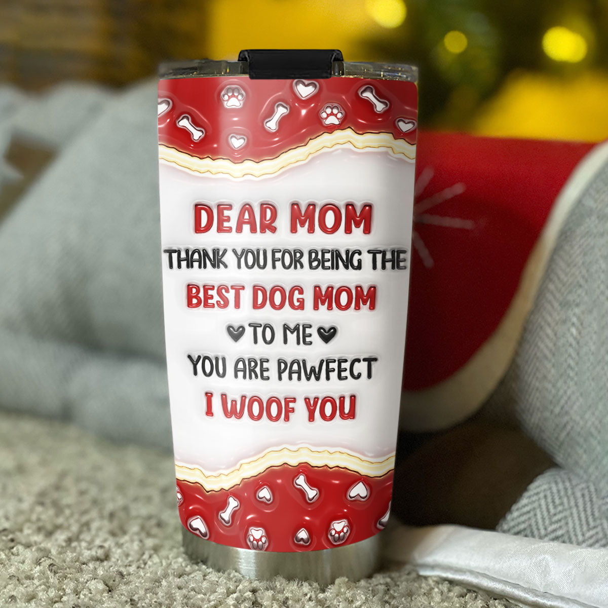 Personalized Custom 3D Inflated Effect Tumbler - Perfect for Family Photos & Thank You Moments