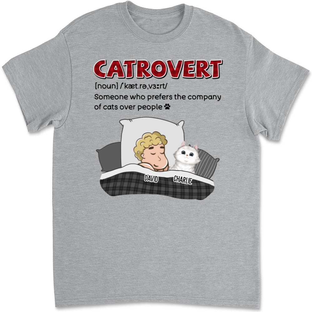 Catrovert - Customizable Unisex Personalized T - shirt for Pet Lovers