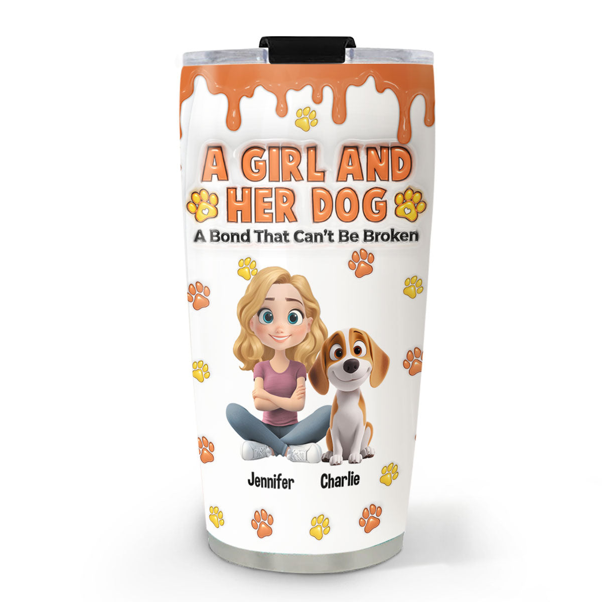 Unbreakable Bond - Personalized 3D Inflated Custom Tumbler