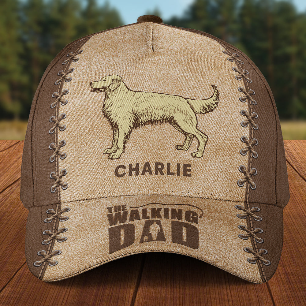 The Walking Dad Version 4 - Personalized Custom Dog Lover Cap